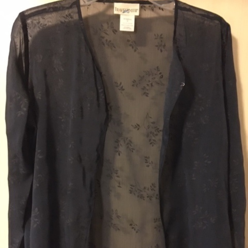 Black Sheer Coverup